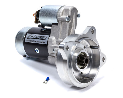Starter - High-Torque - 3.75:1 Gear Reduction - Adjustable Block - Black - Manual Transmission - Ford V8 - Each