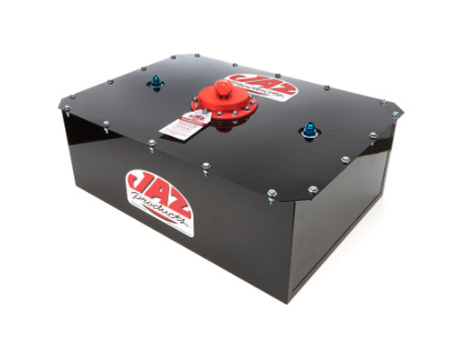 Fuel Cell and Can - Pro Sport - 16 gal - 26 in Wide x 18 in Deep x 10 in Tall - 8 AN Outlet - 8 AN Vent - Foam - Steel - Red Powder Coat - Each