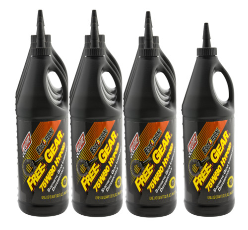 Gear Oil - Pure Estorlin - Hypoid - 75W80 - Synthetic - 1 qt Bottle - Set of 10