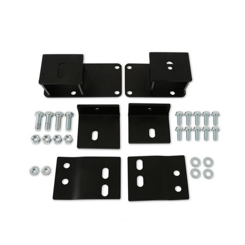 Motor Mount - Blackheart - Bolt-On - Steel - Black Powder Coat - Mopar Gen III Hemi - Dodge W100 / W150 1972-93 - Kit