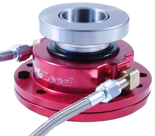 Throwout Bearing - 1300 Series - Hydraulic - Bolt-On - Braided Stainless Lines - GM Tremec TKX 5 Speed - Each