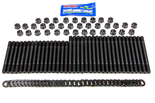 Cylinder Head Stud Kit - Hex Nuts - Chromoly - Black Oxide - GM W-Series - Kit