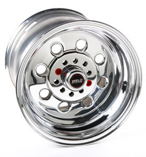 Wheel - Draglite - 15 x 12 in - 7.500 in Backspace - 5 x 4.50 / 5 x 4.75 in Bolt Pattern - Aluminum - Polished - Each