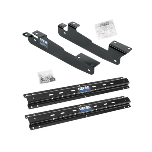 5th Wheel Installation Kit - Brackets / Hardware - Steel - Black Powder Coat - Kit