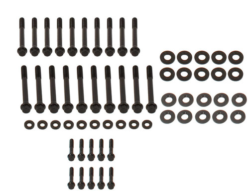 Cylinder Head Stud Kit - Pro Series - 12 Point Nuts - Chromoly - Black Oxide - GM LS-Series - Kit