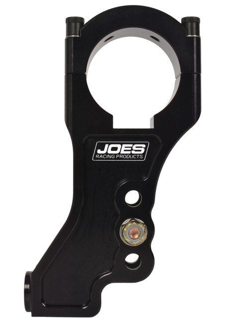 Trailing Arm Bracket - Adjustable - Clamp-On - Double Shear - 3 in OD Axle Tubes - Aluminum - Black Anodized - Each