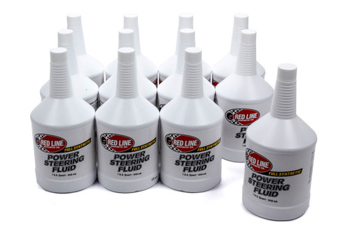 Power Steering Fluid - Synthetic - 1 qt Bottle - Set of 12