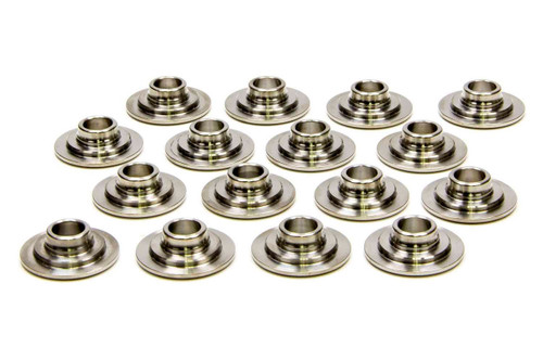 Valve Spring Retainer - 400 Series - 10 Degree - 1.040 in / 0.715 in OD Steps - Dual Spring - Titanium - Set of 16
