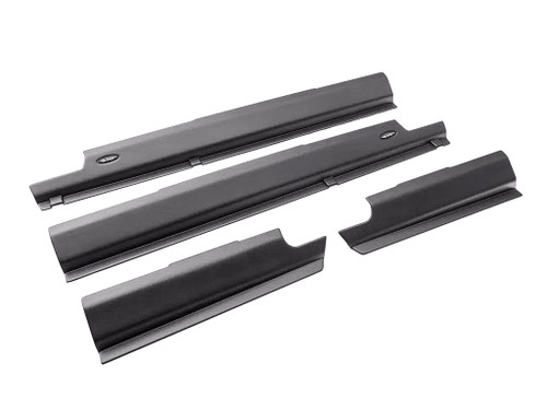 Rocker Panel Guard - Body Armor - Stick-On - Plastic - Black - 4-Door - Jeep Wrangler JL 2018-22 - Kit