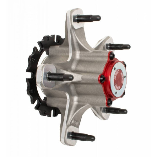 Wheel Hub - Front - Wide 5 - Bearings / Dust Cap / Hardware Included - Wheel Studs - Aluminum - Natural - Each