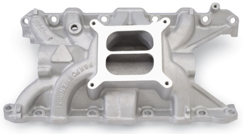 Intake Manifold - Performer Rover - Square Bore - Dual Plane - Aluminum - Natural - Small Block Buick - Each Intake Manifold - Performer Rover - Square Bore - Dual Plane - Aluminum - Natural - Small Block Buick - Each