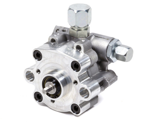 Power Steering Pump - 3 gpm - 1600 psi - 3/8 in Hex Drive - Fuel Pump Adapter Included - Aluminum - Natural - Each Power Steering Pump - 3 gpm - 1600 psi - 3/8 in Hex Drive - Fuel Pump Adapter Included - Aluminum - Natural - Each