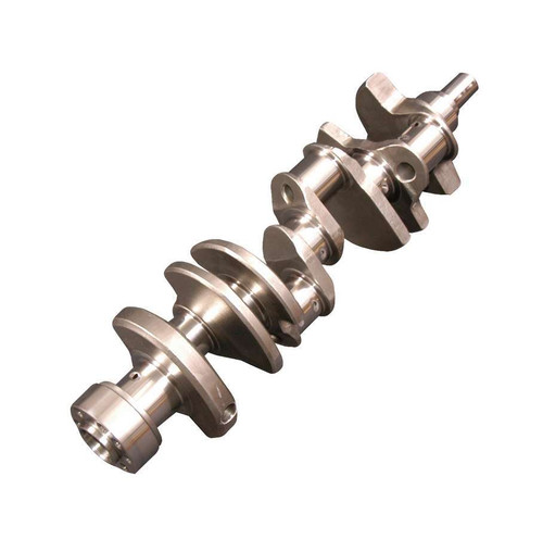 Crankshaft - 3.750 in Stroke - Internal Balance Front - External Balance Rear - Cast Iron - 1-Piece Seal - Small Block Chevy - Each