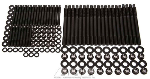 Cylinder Head Stud Kit - 12 Point Nuts - Chromoly - Black Oxide - RHS LS7 Heads - GM LS-Series - Kit Cylinder Head Stud Kit - 12 Point Nuts - Chromoly - Black Oxide - RHS LS7 Heads - GM LS-Series - Kit