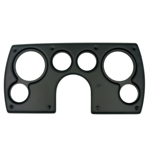 Dash Panel - Direct-Fit - Four 2-1/16 in Holes - Two 3-3/8 in Holes - Plastic - Black - GM F-Body 1982-89 - Each Dash Panel - Direct-Fit - Four 2-1/16 in Holes - Two 3-3/8 in Holes - Plastic - Black - GM F-Body 1982-89 - Each