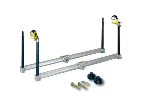 Setup System - Ackerman System - Wide 5 - Tape Measures Included - Aluminum - Natural - Kit