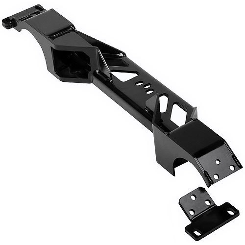 Transmission Crossmember - Bolt-On - Engine Swap - Steel - Black Powder Coat - 4L60E / 4L65E / 4L70E / 4L75E - GM LS Engine Series - GM F-Body / X-Body - Kit