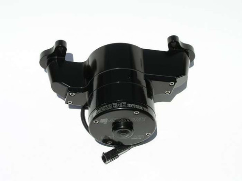 Water Pump - Electric - 100 Series - 1 in NPT Female Inlet - Gaskets / Hardware / Wiring - Aluminum - Black Anodized - Small Block Mopar - Kit Water Pump - Electric - 100 Series - 1 in NPT Female Inlet - Gaskets / Hardware / Wiring - Aluminum - Black Anodized - Small Block Mopar - Kit