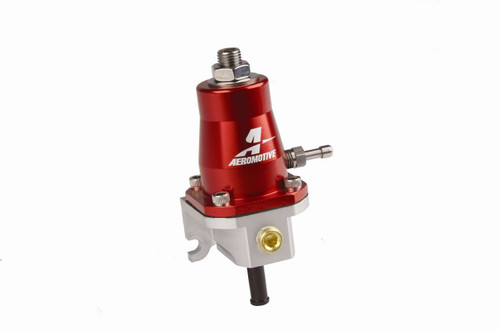 Fuel Pressure Regulator - 30 to 70 psi - Rail Mount - 1/8 in NPT Port - Red / Clear Anodized - E85 / Gas / Methanol - Honda 2.3 L 1998-2001 - Each