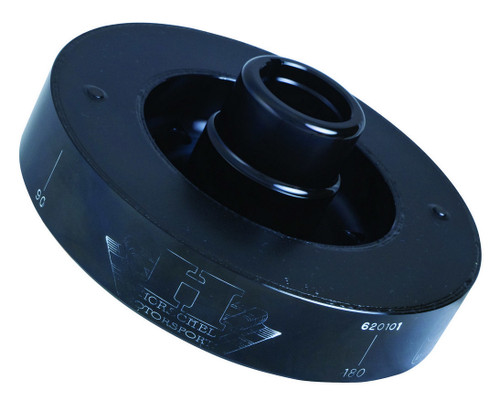 Harmonic Balancer - 6.250 in OD - Steel - Black Zinc - Internal Balance - Small Block Chevy - Each