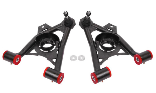 Control Arm - Tubular - Lower - Polyurethane Bushing - Steel - Black Powder Coat - Ford Mustang 1994-2004 - Kit Control Arm - Tubular - Lower - Polyurethane Bushing - Steel - Black Powder Coat - Ford Mustang 1994-2004 - Kit
