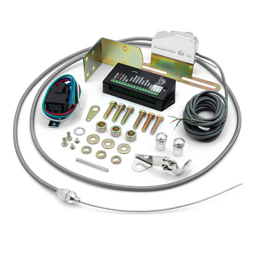 Shift Indicator Control - Cable Operated Sensor - Brackets / Cable / Hardware - Aluminum - Brushed - GM Automatic Transmissions - Kit