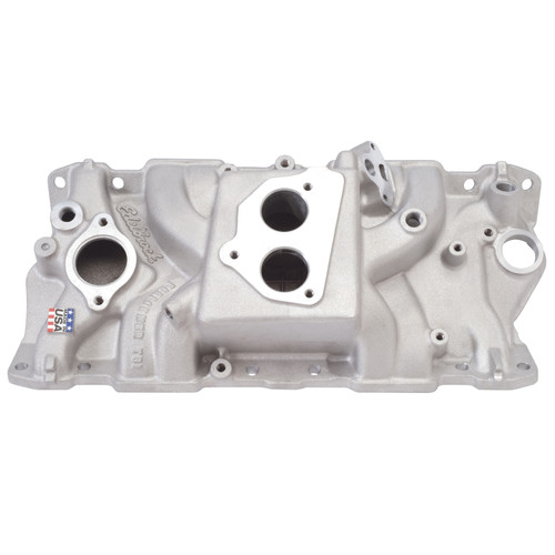Intake Manifold - Performer TBI - Throttle Body Flange - Throttle Body Injection - Aluminum - Natural - Small Block Chevy - Each