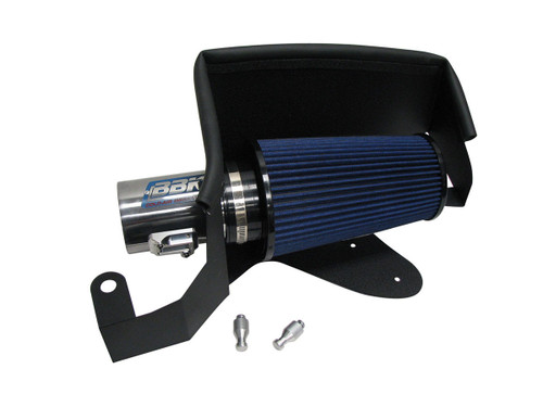 Air Induction System - Reusable Oiled Filter - Steel - Chrome - Ford Modular - Ford Mustang 2010 - Kit