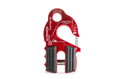 Shackle Mount - UltraHook - 16000 lb Capacity - Latch-Lock - Aluminum - Red Anodized - Each