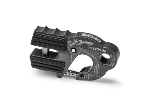 Shackle Mount - UltraHook - 16000 lb Capacity - Latch-Lock - Aluminum - Gray Anodized - Each