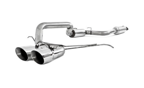 Exhaust System - Installer Series - Cat-Back - 3 in Diameter - Dual Tips - Steel - Aluminized - Ford EcoBoost 4-Cylinder - Ford Focus 2013-18 - Kit