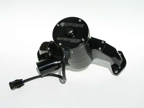 Water Pump - Electric - Hi-Flow 300 Series - 1-3/4 in Hose Barb Inlet - Gaskets / Hardware / Wiring - Aluminum - Black Anodized - Big Block Chevy - Kit Water Pump - Electric - Hi-Flow 300 Series - 1-3/4 in Hose Barb Inlet - Gaskets / Hardware / Wiring - Aluminum - Black Anodized - Big Block Chevy - Kit