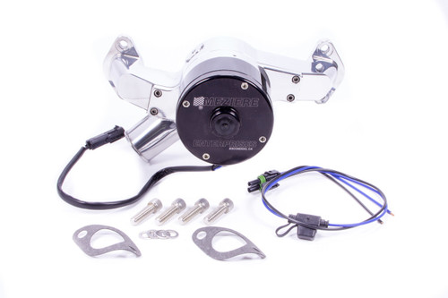 Water Pump - Electric - Hi-Flow 300 Series - 1-3/4 in Hose Barb Inlet - Gaskets / Hardware / Wiring - Aluminum - Polished - Big Block Chevy - Kit Water Pump - Electric - Hi-Flow 300 Series - 1-3/4 in Hose Barb Inlet - Gaskets / Hardware / Wiring - Aluminum - Polished - Big Block Chevy - Kit