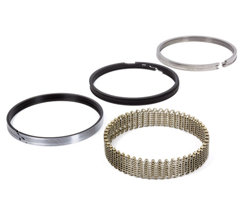 Piston Rings - Classic Steel Advanced Profiling - 4.600 in Bore - File Fit - 0.043 x 0.043 x 3/16 in Thick - Standard Tension - Steel - Natural - 8-Cylinder - Kit Piston Rings - Classic Steel Advanced Profiling - 4.600 in Bore - File Fit - 0.043 x 0.043 x 3/16 in Thick - Standard Tension - Steel - Natural - 8-Cylinder - Kit