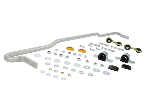 Sway Bar - 3 Point Adjustable - Rear - 22 mm Diameter - Steel - Silver Powder Coat - Subaru Impreza 2008-15 - Kit