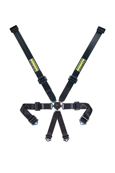 Harness - Profi 2x2 - 6 Point - Camlock - SFI 16.1 - Pull Down Adjust - Wrap Around - Individual Harness - HANS Ready - Black - Kit Harness - Profi 2x2 - 6 Point - Camlock - SFI 16.1 - Pull Down Adjust - Wrap Around - Individual Harness - HANS Ready - Black - Kit