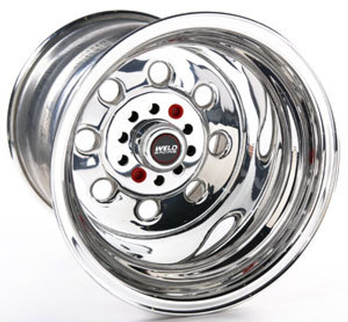 Wheel - Draglite - 15 x 15 in - 6.500 in Backspace - 5 x 4.50 / 5 x 4.75 in Bolt Pattern - Aluminum - Polished - Each