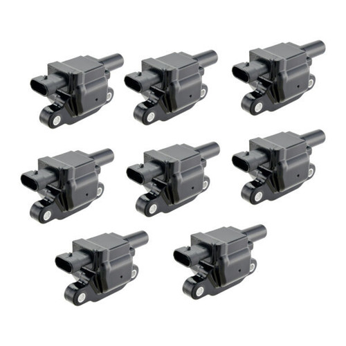 Ignition Coil Pack - Female Socket - Black - GM LS-Series - Set of 8
