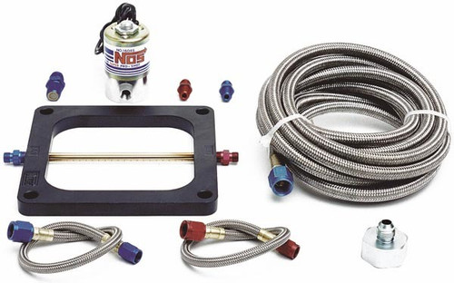 Nitrous Oxide Upgrade - Big Shot - Cheater to Big Shot Single Stage - Solenoids / Fittings / Lines / Fogger Plate - Dominator Flange - Kit