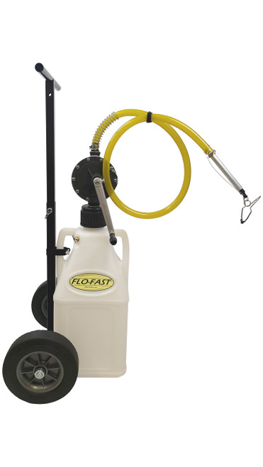 Transfer Pump - Pro-Model - Manual - Hand Crank - Cart / Jug / Pump - Plastic - Natural - 7.5 gal Jug - Kit