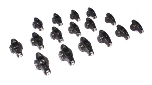 Rocker Arm - Ultra Pro Magnum - 7/16 in Stud Mount - 1.60 Ratio - Full Roller - Chromoly - Small Block Ford - Set of 16