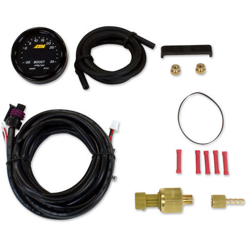 Boost Gauge - X-Series - -30-60 psi - Electric - Digital - 2-1/16 in Diameter - Black Face - Each