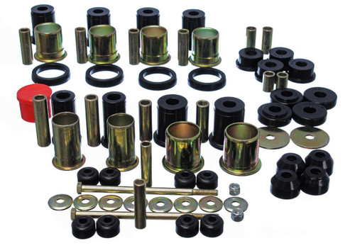 Bushing Kit - Hyper-Flex System - Suspension Bushings - Boots / Links - Polyurethane - Black - GM F-Body 1982-92 - Kit