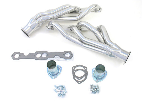 Headers - Clippster - 1-5/8 in Primary - 3 in Collector - Steel - Metallic Ceramic - Small Block Chevy - Various GM Applications - Pair