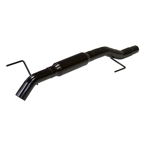 Exhaust System - Outlaw - Cat-Back - 3 in Tailpipe - 3 in Tips - Stainless - Black / Natural - V8 - Ford Fullsize Truck 2009-14 - Kit