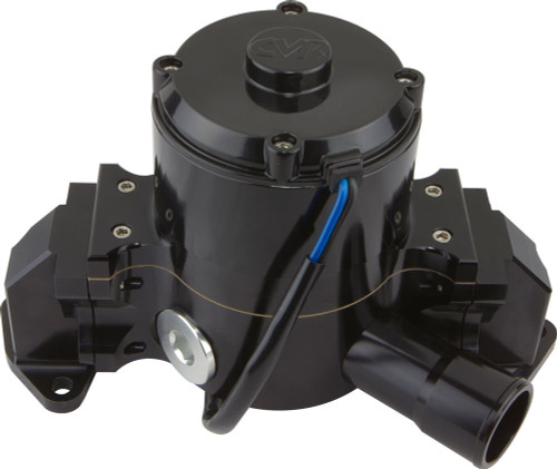Water Pump - Electric - 1-3/16 in Female O-Ring Inlet Port - 6.00 in Height - Aluminum - Black Anodized - Small Block Ford - Kit