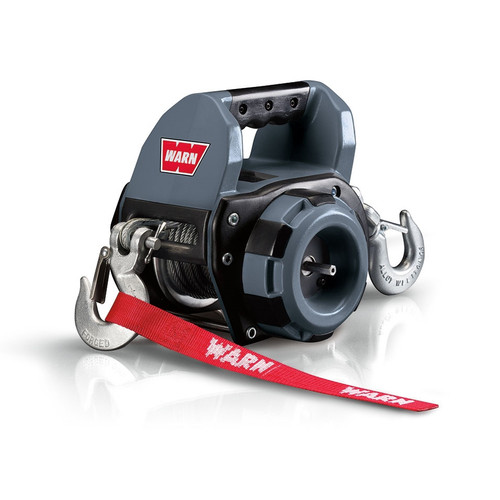 Winch - PullzAll - Drill Powered - 750 lb Capacity - 5/32 in x 40 ft Steel Rope - Each