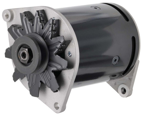 Alternator - PowerGEN - 90 amps - 12V - 1-Wire - Single V-Belt Pulley - Swing Mount - Aluminum Case - Black Powder Coat - Ford - Each