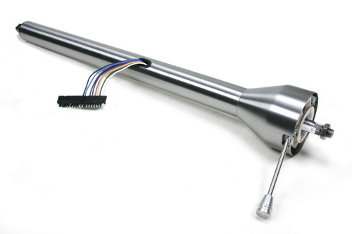 Steering Column - Straight - 2 in Tube - 32 in Length - Turn Signal - Steel - Natural - Universal - Kit
