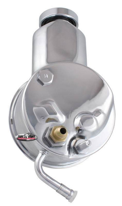 Power Steering Pump - Saginaw - 3 gpm - 1200 psi - Steel - Chrome - V8 - GM F-Body / GM X-Body / GM B-Body 1969 - Each